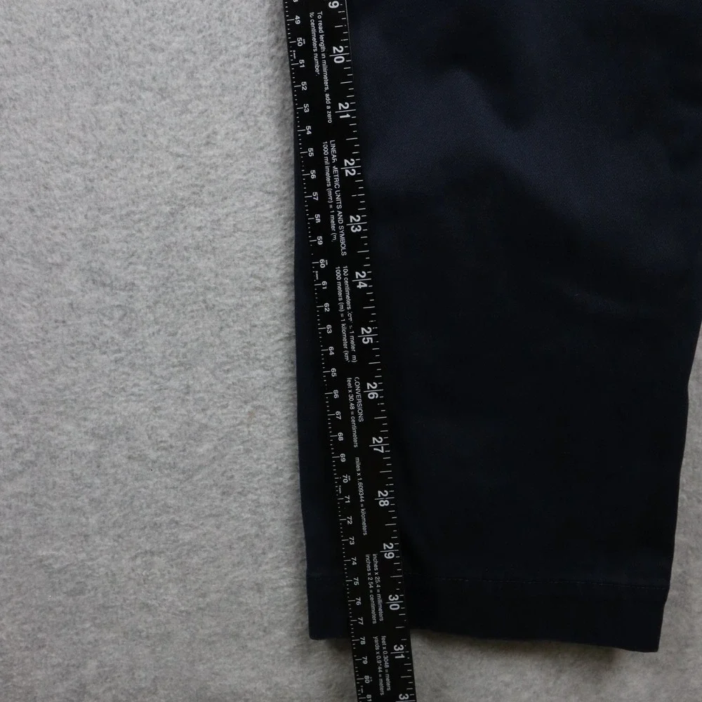 Banana Republic Pants Mens 36x34‎ Tapered Fit Khaki Stretch Flex Flat Front Blue